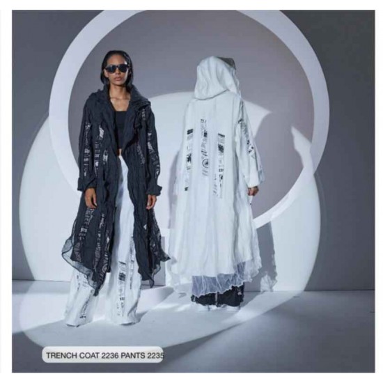 203335 TOPTAN BEYAZ TRENÇKOT