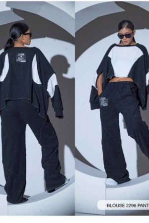 203338 TOPTAN SİYAH BLUZ