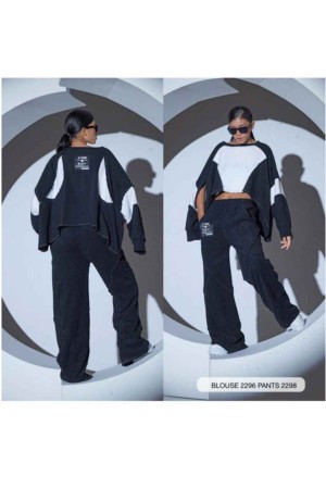 203338 TOPTAN SİYAH BLUZ