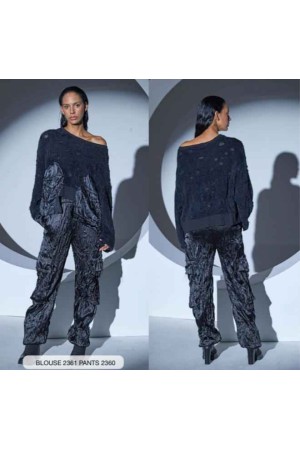 203365 TOPTAN SİYAH BLUZ