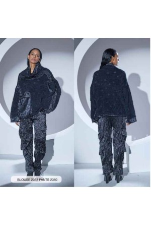 203369 TOPTAN SİYAH BLUZ