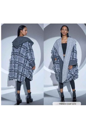 203376 TOPTAN GRİ TRENÇKOT