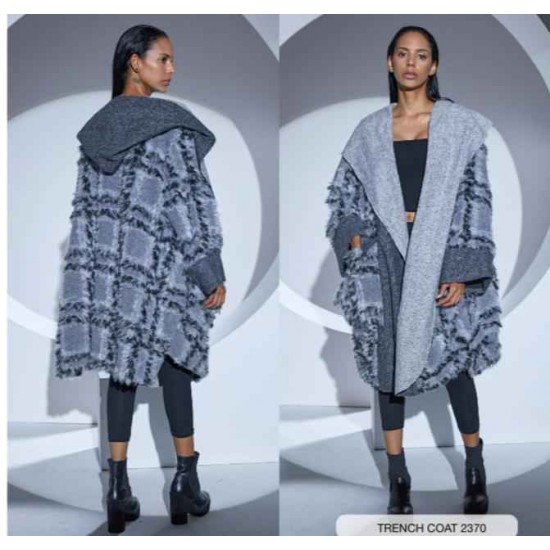 203376 TOPTAN GRİ TRENÇKOT