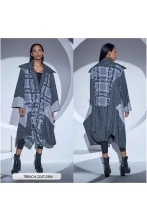 203377 TOPTAN GRİ TRENÇKOT