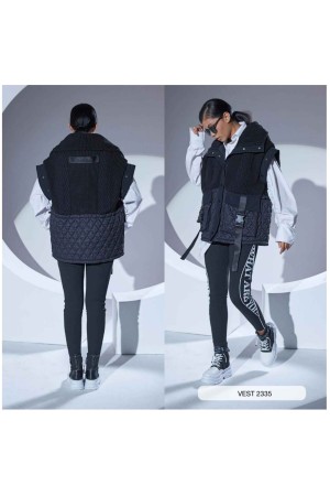 203397 TOPTAN SİYAH YELEK