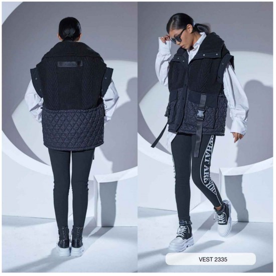 203397 black WAISTCOAT