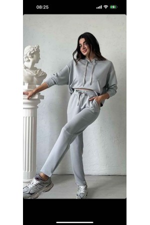 203407 TOPTAN GRİ EŞOFMAN TAKIM