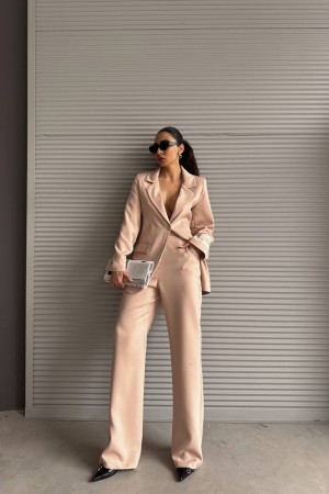 203793 TOPTAN BEJ PANTOLON TAKIM