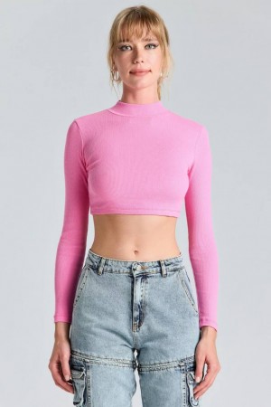 204298 pink Crop