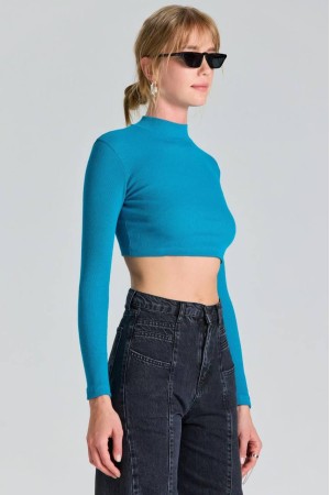 204299 TOPTAN MAVİ CROP