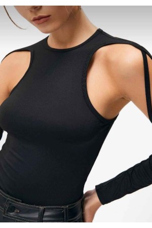 204309 TOPTAN SİYAH BLUZ