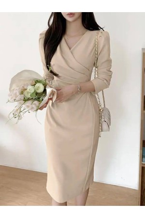 204602 TOPTAN BEJ ELBİSE