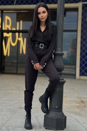 204623 black OVERALLS