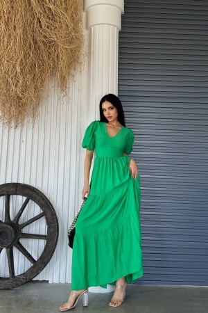 204786 GREEN DRESS
