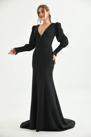 204838 TOPTAN SİYAH ABİYE