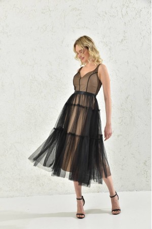 204861 TOPTAN SİYAH ABİYE