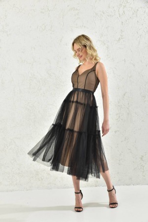 204861 TOPTAN SİYAH ABİYE