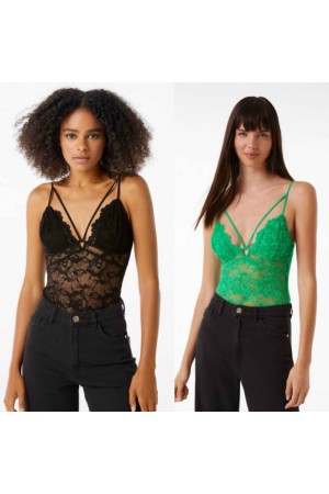 205014 TOPTAN SİYAH BODYSUIT