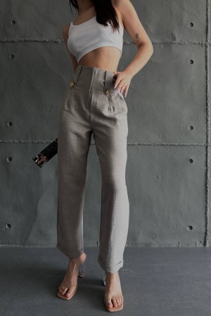 205157 TOPTAN GRİ PANTOLON