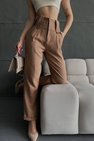 205159 TOPTAN BEJ PANTOLON