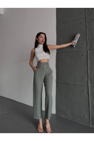 205160 TOPTAN SU YEŞİL PANTOLON