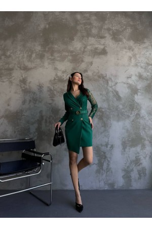 205174 TOPTAN ZÜMRÜT YEŞİL CEKET