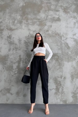 205179 black TROUSERS