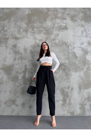 205179 TOPTAN SİYAH PANTOLON