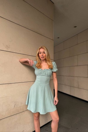 205196 Water is green DRESS