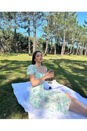 205223 patterned DRESS