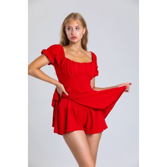 205230 red DRESS
