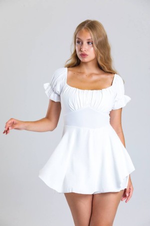 205231 white DRESS
