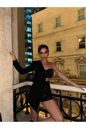 205248 TOPTAN SİYAH TULUM