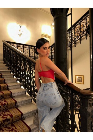 205250 TOPTAN KIRMIZI CROP