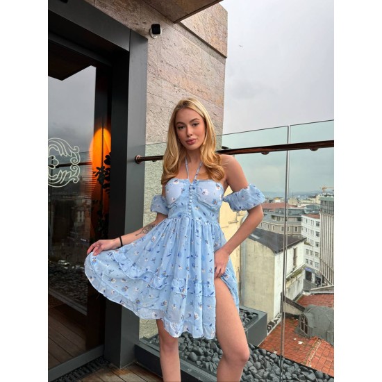 205257 patterned DRESS