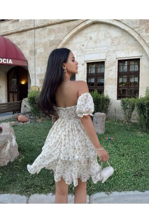 205261 TOPTAN DESENLİ ELBİSE