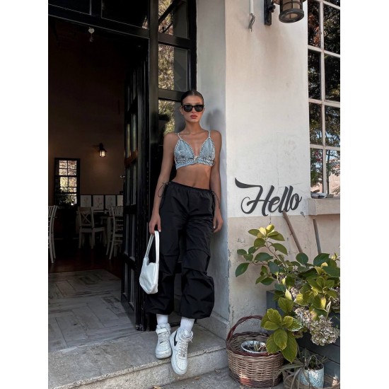 205264 TOPTAN SİYAH PANTOLON