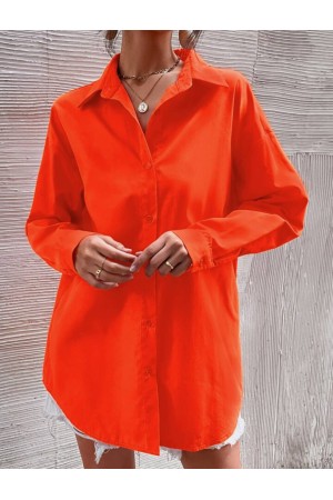 205288 TOPTAN ORANGE GÖMLEK