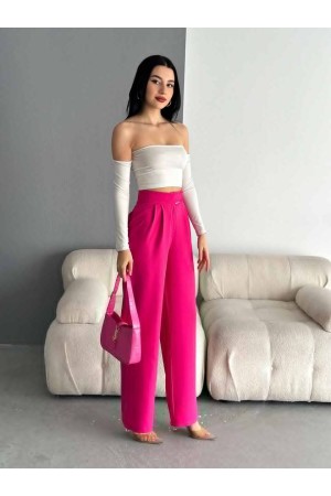 205322 TOPTAN FUŞYA PANTOLON