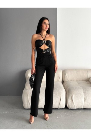 205326 TOPTAN SİYAH PANTOLON