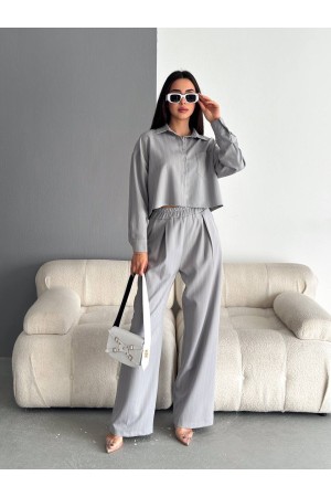 205341 TOPTAN GRİ PANTOLON TAKIM