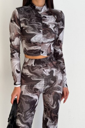 205349 TOPTAN DESENLİ PANTOLON TAKIM