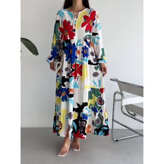 205368 patterned DRESS