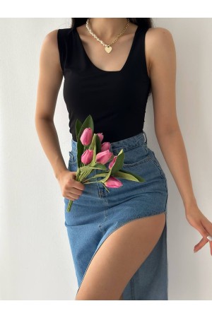 205383 TOPTAN SİYAH ATLET