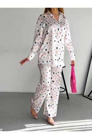 205407 TOPTAN DESENLİ PANTOLON TAKIM