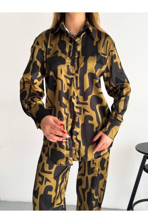 205410 TOPTAN DESENLİ PANTOLON TAKIM