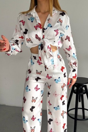 205411 TOPTAN DESENLİ PANTOLON TAKIM