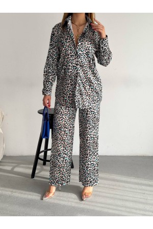 205417 TOPTAN DESENLİ PANTOLON TAKIM