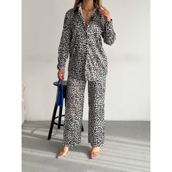 205417 TOPTAN DESENLİ PANTOLON TAKIM