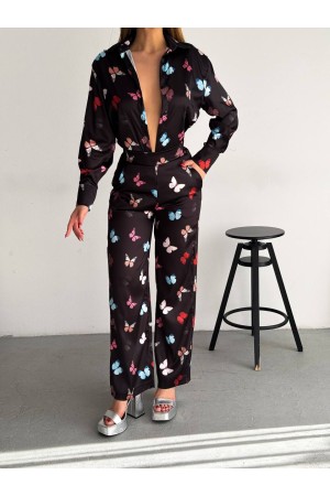 205422 TOPTAN DESENLİ PANTOLON TAKIM